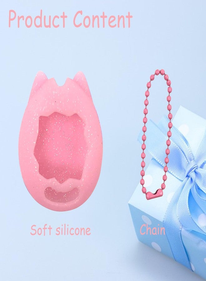 AFJWUZ Silicone Shell Cover for Tamagotchi Original, Travel Storage Case Compatible with Tamagotchi Digital Pet Accessories(Only Case) (Pink) - Image 2